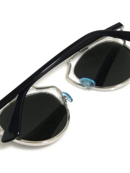 Auth Christian Dior Sunglasses Silver/Black Metal/Plastic - h31606g main image 10